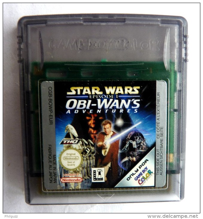 JEU NINTENDO GAME BOY COLOR -  STAR WARS OBI-WAN'S ADVENTURES - Game Boy Color