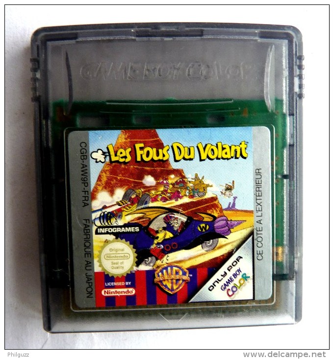 JEU NINTENDO GAME BOY COLOR -  LES FOUS DU VOLANT SATANAS ET DIABOLO - Game Boy Color