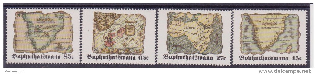 BOTSWANA GEOGRAFIA MAPPE PAPS  4 V.  MNH - Geography