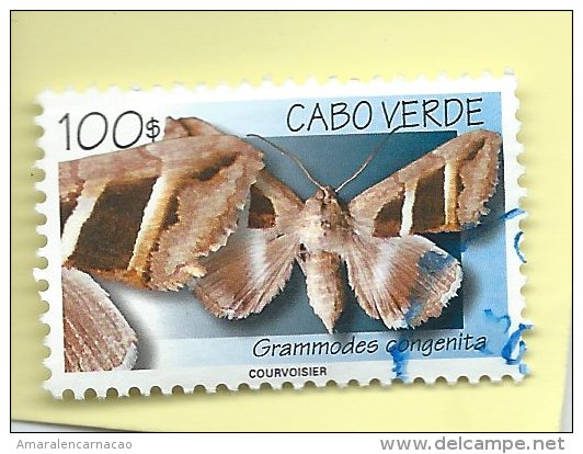 STAMPS - TIMBRES - CAPE VERDE / CAP VERT - 1999 - BUTERFLIES - PAPILONS - TIMBRE OBLITERÉ CLÔTURE DE SÉRIE - Cape Verde