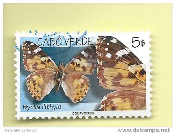 STAMPS - TIMBRES - CAPE VERDE / CAP VERT - 1999 - BUTERFLIES - PAPILONS - TIMBRE OBLITERÉ - Cap Vert