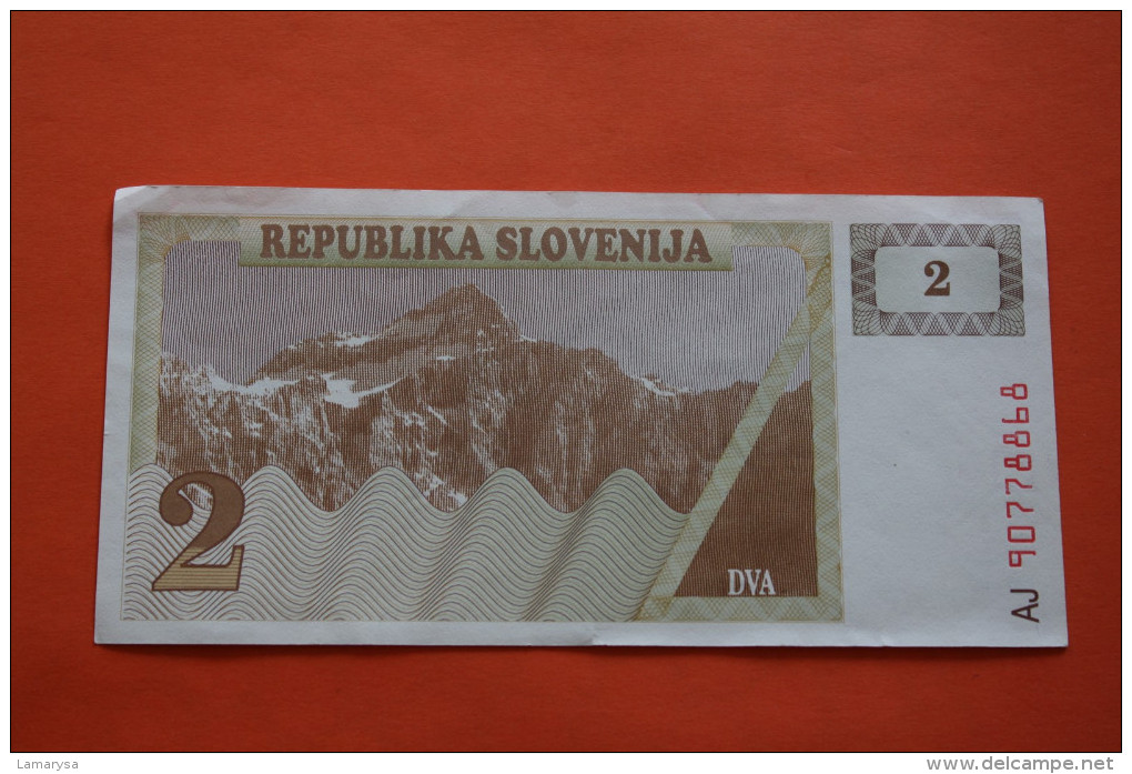 SLOVENIJA -- SLOVENIE  -> BILLET DE BANQUE BANK-BILL - Slovenia