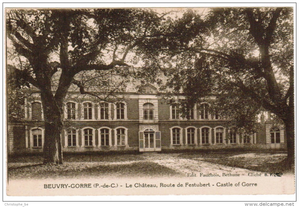 CPA Beuvry Gorre, Le Château, Route De Festubert (pk24262) - Other & Unclassified