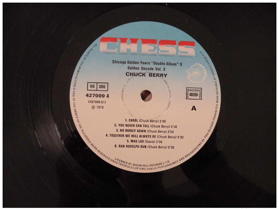 Chuck Berrys's, Golden Decade 1972 - Vinyle 33 T - LP - Double album