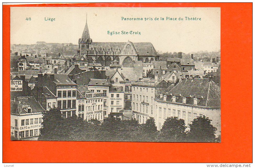 Liège - Panorama Pris De La Place Du Théâtre - Autres & Non Classés