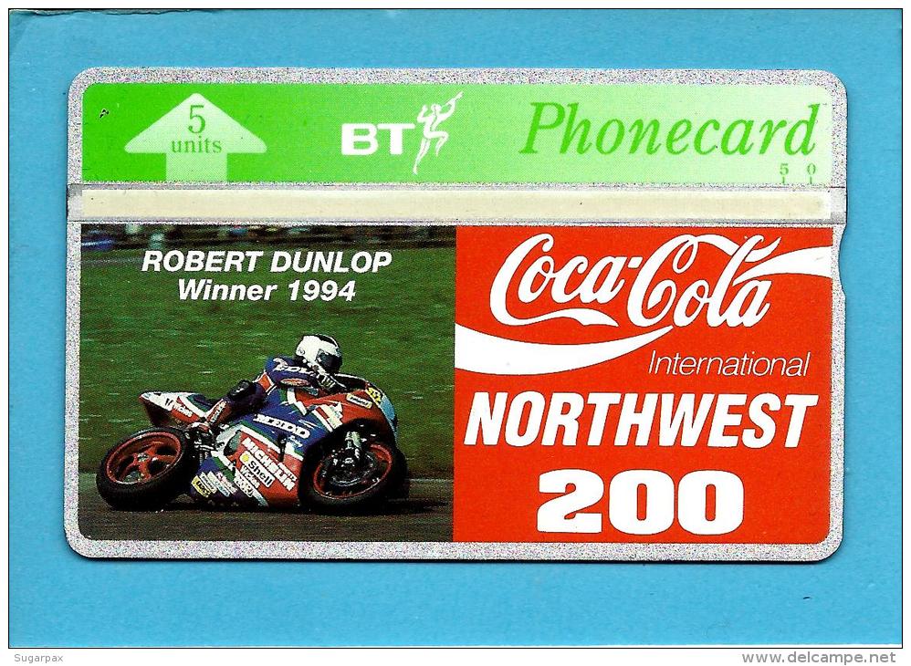 UK - Robert Dunlop Winner 1994 Of COCA COLA International NORTHWEST 200 - 1995 - BT - Batch 505C (i) - 2 Scans - Motos