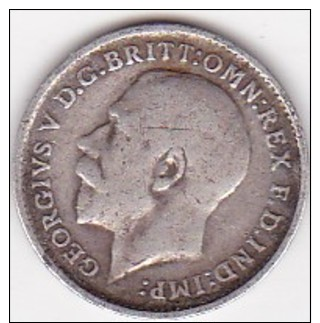 Grande Bretagne 3 Pence 1912 Argent - F. 3 Pence