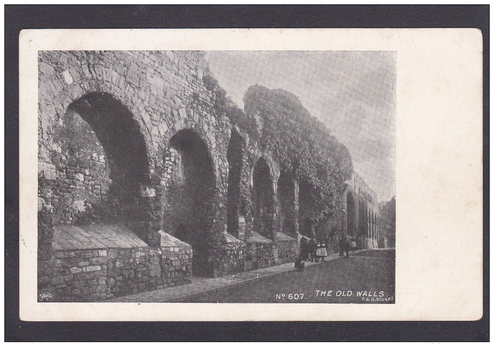 Old Card Of The Old Walls,Jarrow, County Durham,England.,Posted With Stamp,S15. - Other & Unclassified