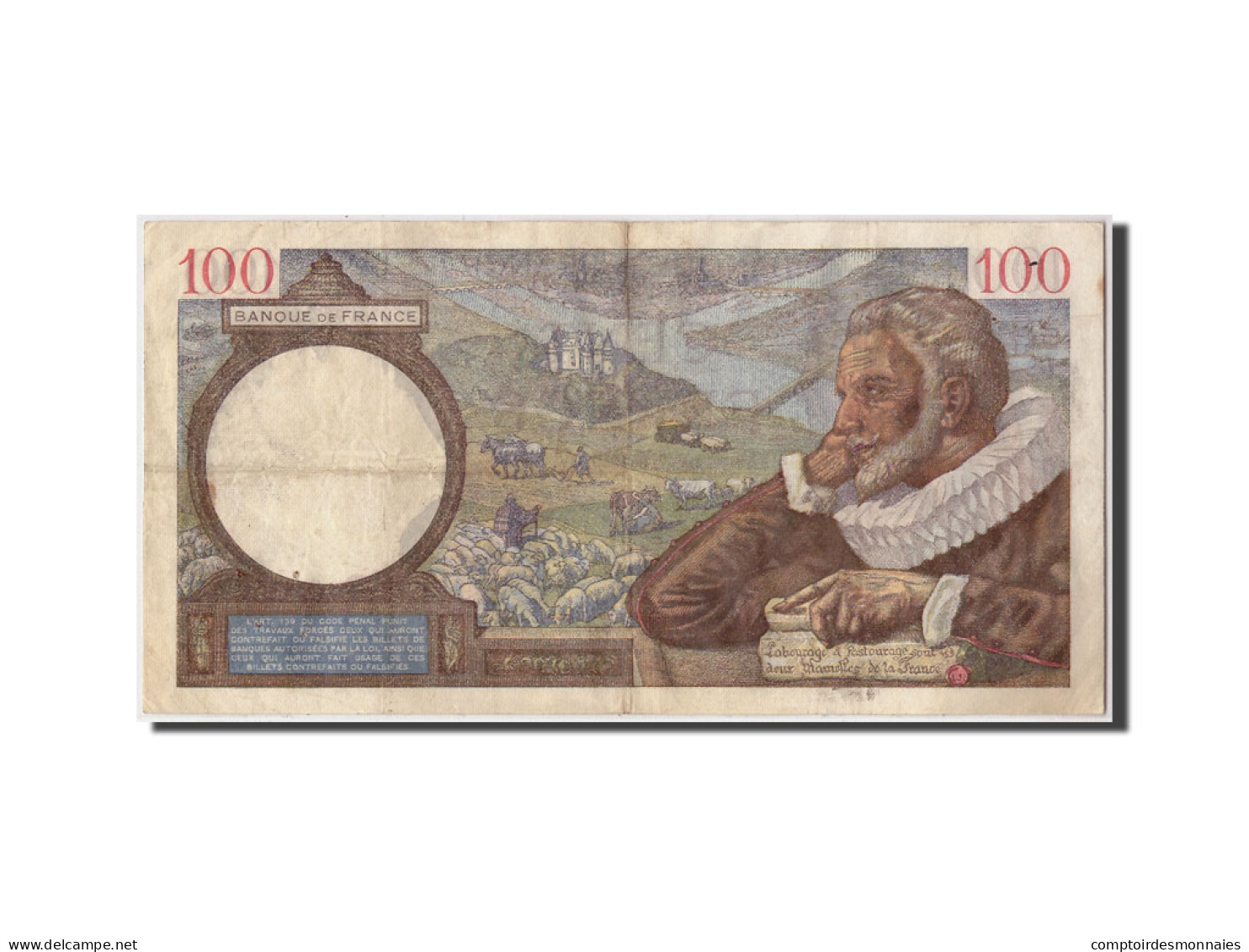 Billet, France, 100 Francs, 100 F 1939-1942 ''Sully'', 1940, 1940-03-07, TTB - 100 F 1939-1942 ''Sully''