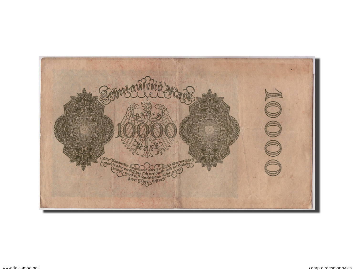 Billet, Allemagne, 10,000 Mark, 1922, 1922-01-19, TB+ - 10000 Mark