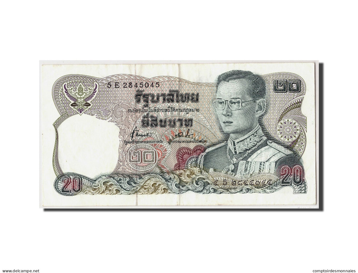 Billet, Thaïlande, 20 Baht, TTB - Tailandia