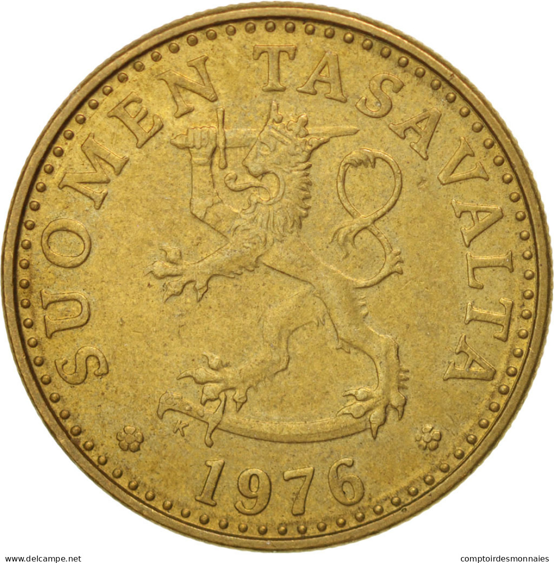 Monnaie, Finlande, 20 Pennia, 1976, TTB, Aluminum-Bronze, KM:47 - Finlande
