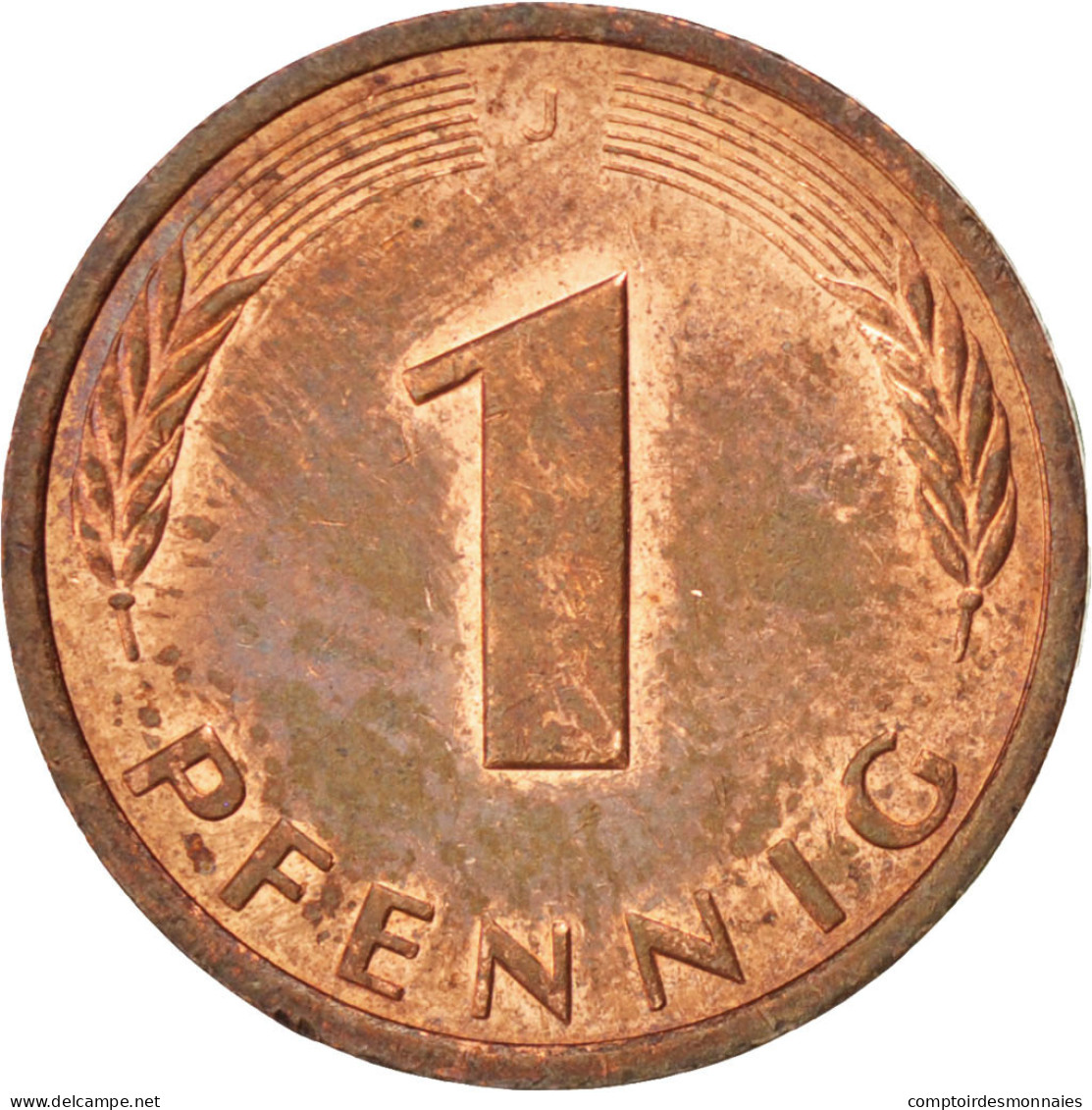 Monnaie, République Fédérale Allemande, Pfennig, 1985, Hambourg, SUP+, Copper - 1 Pfennig