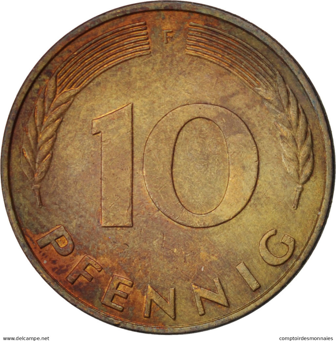 Monnaie, République Fédérale Allemande, 10 Pfennig, 1978, Stuttgart, SUP - 10 Pfennig