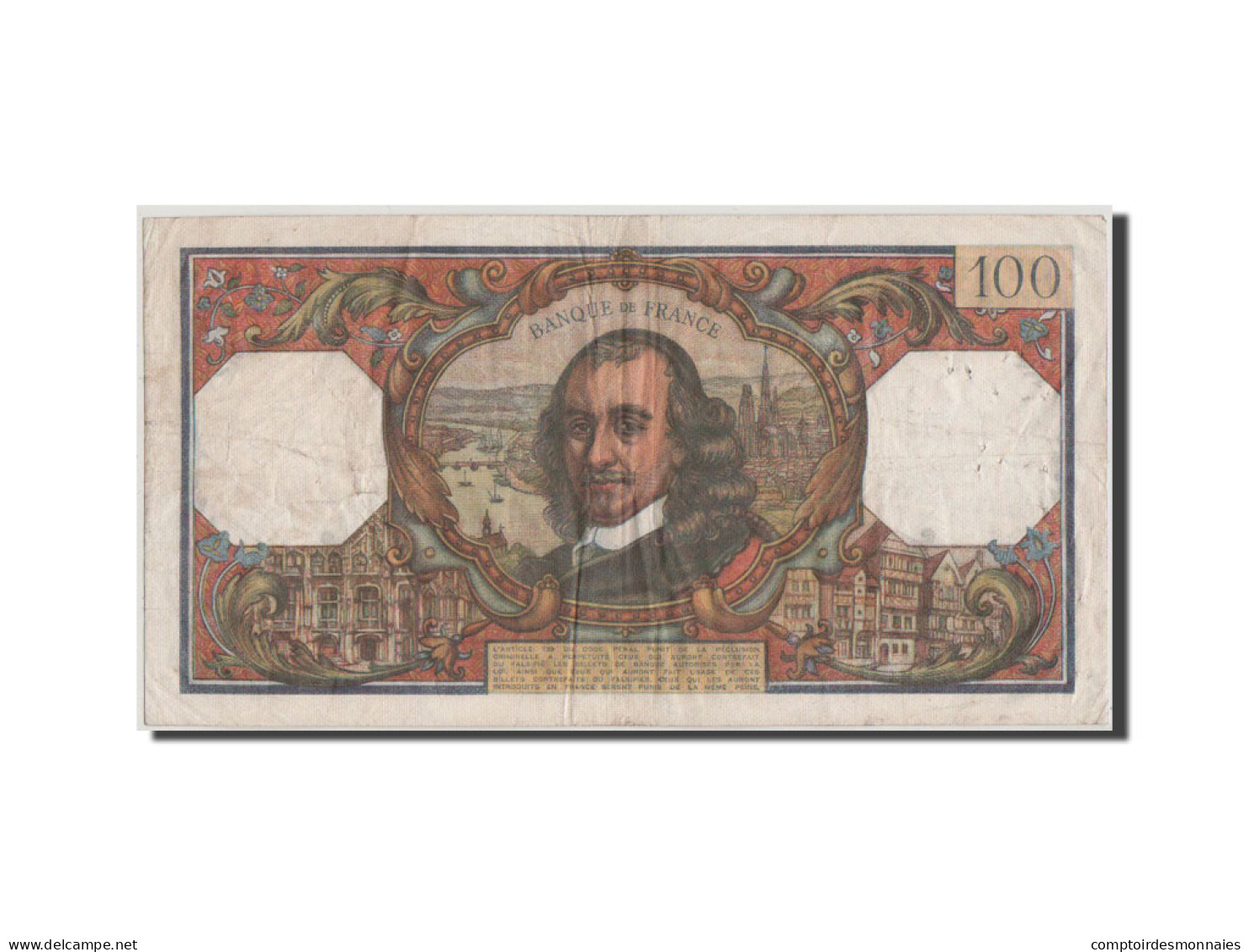 Billet, France, 100 Francs, 100 F 1964-1979 ''Corneille'', 1964, TB+ - 100 F 1964-1979 ''Corneille''