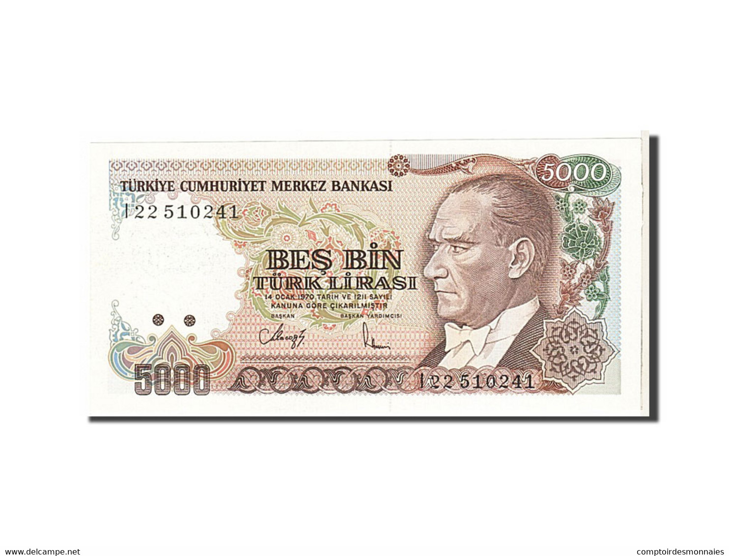 Billet, Turquie, 5000 Lira, 1990, KM:198, NEUF - Turchia