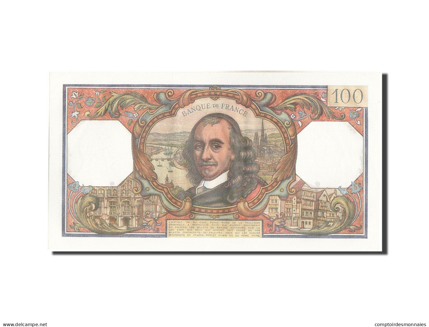 Billet, France, 100 Francs, 100 F 1964-1979 ''Corneille'', 1965, 1965-02-04 - 100 F 1964-1979 ''Corneille''