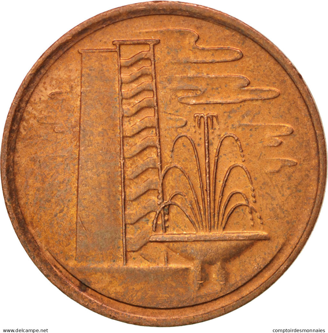 Monnaie, Singapour, Cent, 1982, SUP, Copper Clad Steel, KM:1a - Singapore