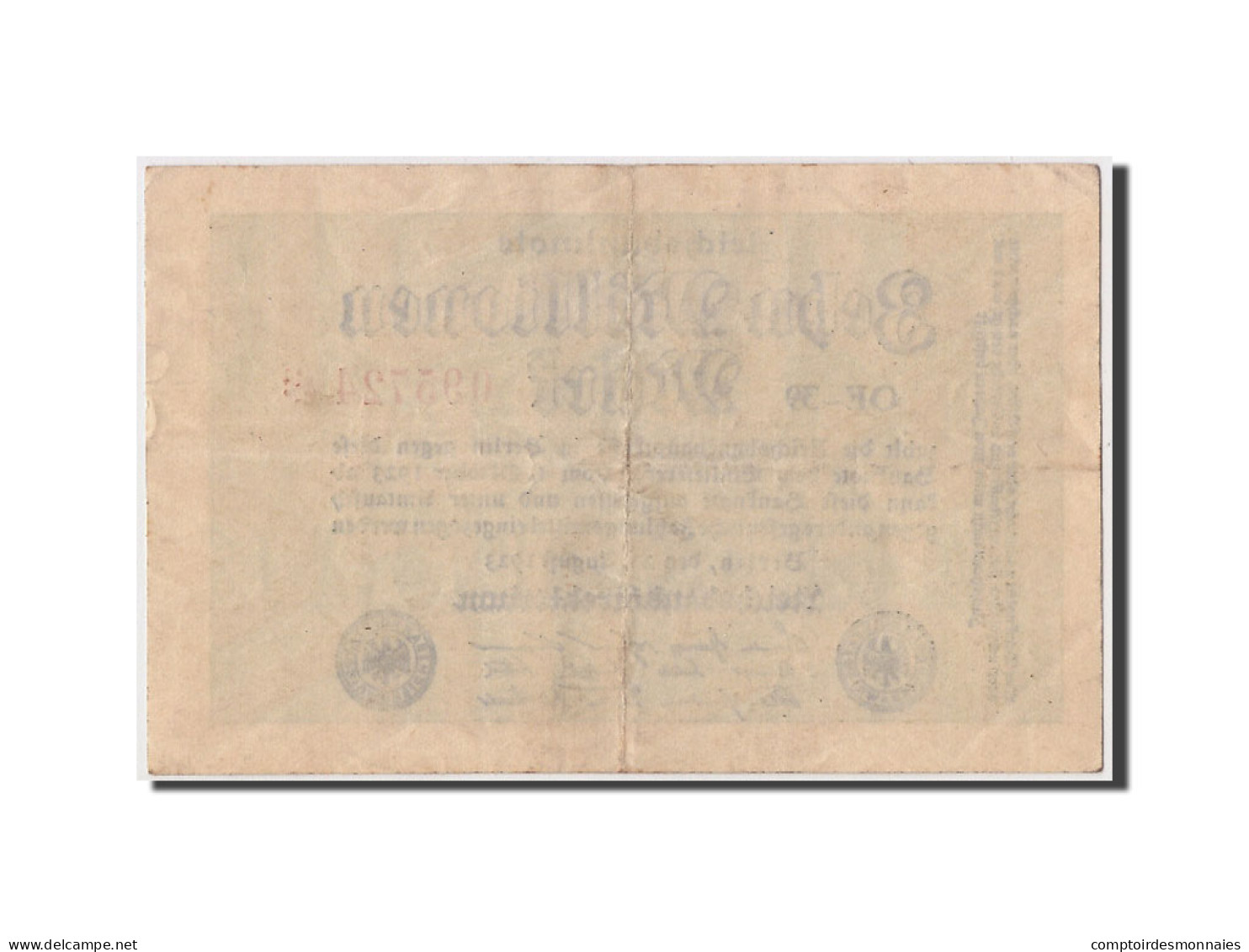 Billet, Allemagne, 10 Millionen Mark, 1923, 1923-08-22, TB+ - 10 Millionen Mark