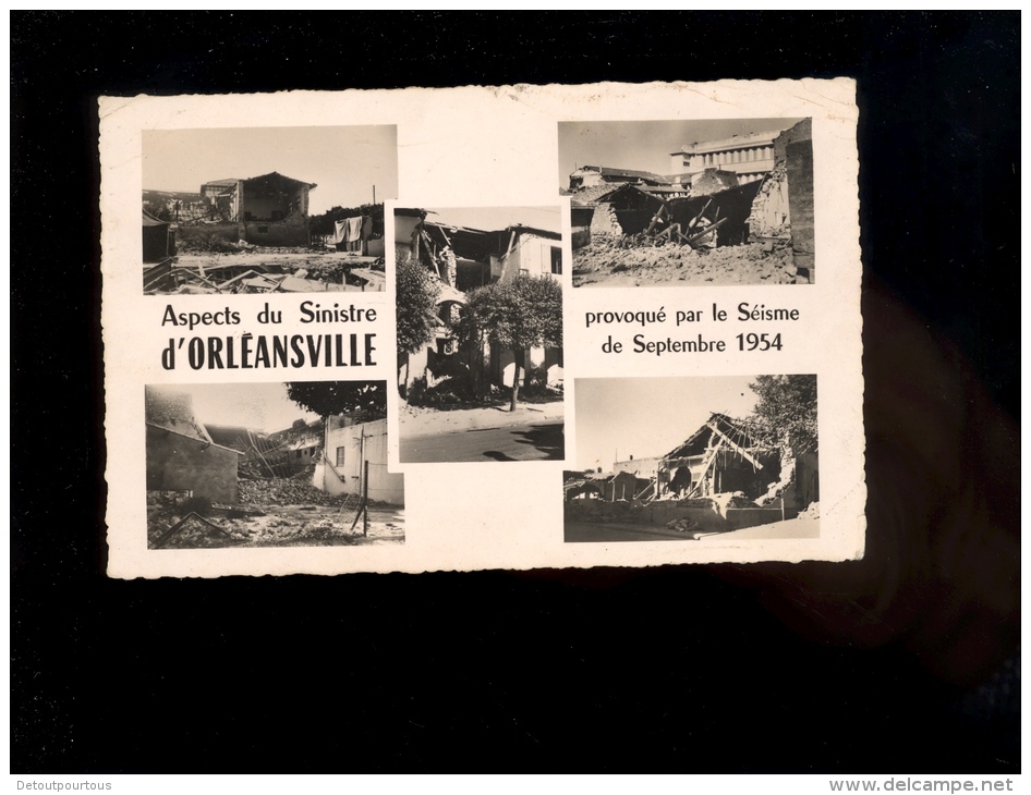 CHLEF ORLEANSVILLE EL ASNAM Algérie : Aspect De La Catastrophe Séisme Sinistre De Septembre 1954 - Chlef (Orléansville)
