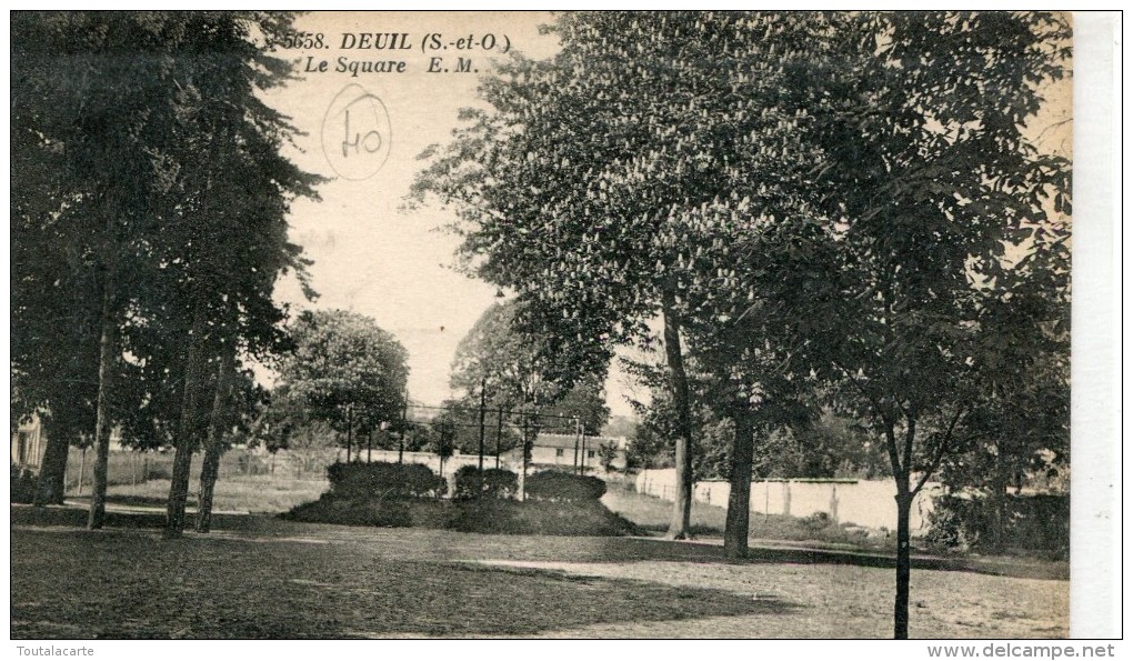 CPA 95 DEUIL LE SQUARE - Deuil La Barre