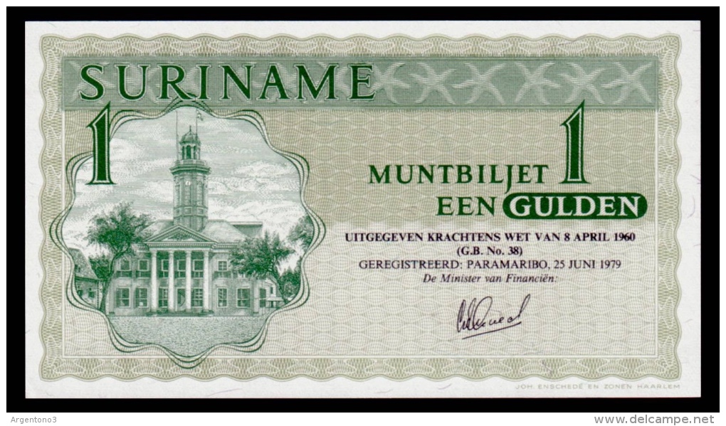 Suriname 1 Gulden 1979 UNC - Surinam