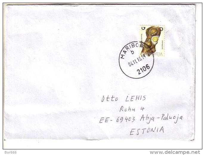 GOOD SLOVENIA Postal Cover To ESTONIA 2010 - Good Stamped: Insects - Slovenia