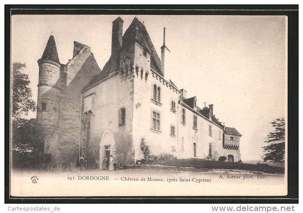 CPA Saint-Cyprien, Château De Monsec - Altri & Non Classificati