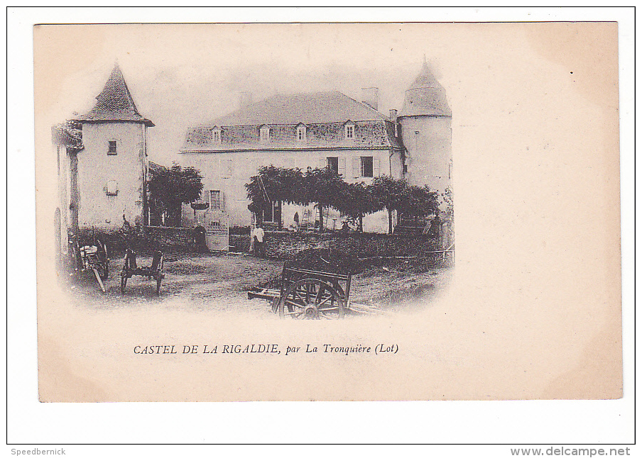 24532 Castel De La Rigaldie, Par La Tronquiere Lot - Sans Ed - Autres & Non Classés