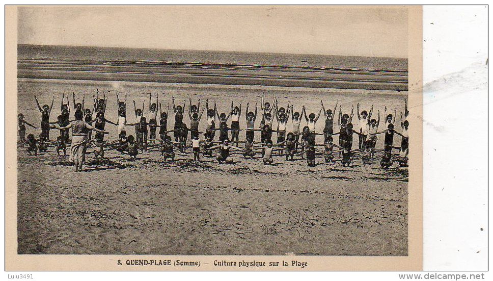 CPA - QUEND-PLAGE (80) - Culture Physique Sur La Plage - Quend