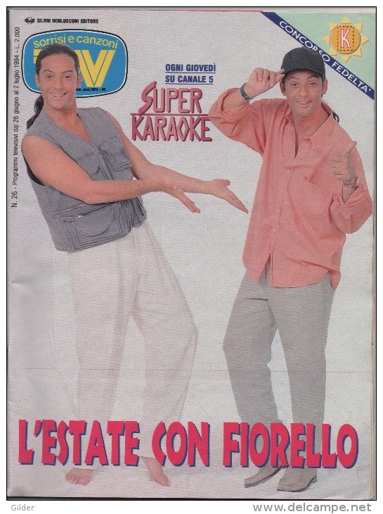 Tv Sorrisi E Canzoni N.26 Del 1994 - Televisione