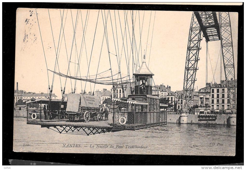 110 -   NANTES -    La Nacelle Du Pont Transbordeur -   Hab72 - Nantes