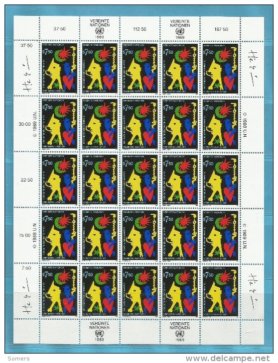 BLOK SHEET WIEN VN 1989 TABLEAU **.  ZIE / VOIR / LOOK SCAN .!!!!! SUPER SALE !!!!!... VNW24 - Autres & Non Classés