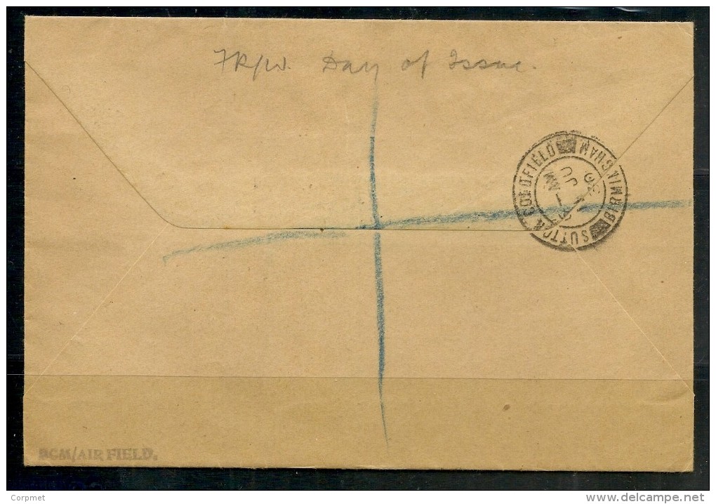 AEROPHILATELIE -vf  ICELAND - ISLAND - 1930 REGISTERED First Day COVER Reykjavik To England - Set Yv. # A4/A8 - Sc C4/C8 - Luchtpost