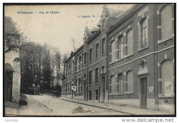 WATERMAEL - Rue De L'école. Utilisée 1906 - Watermael-Boitsfort - Watermaal-Bosvoorde