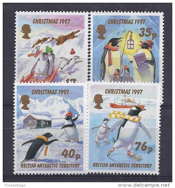 ANTÁRTIDA BRITANICA 1997 - Yvert #277/80 - MNH ** - Unused Stamps