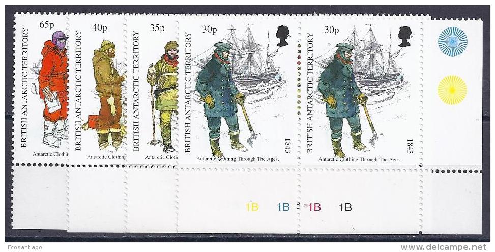 ANTÁRTIDA BRITANICA 1998 - Yvert #286/89 Pares - MNH ** - Neufs