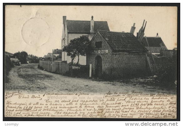 WENDUYNE WENDUINE -  Village + Politie Zaal Poste De Police. Gebruikt 1905 - Wenduine