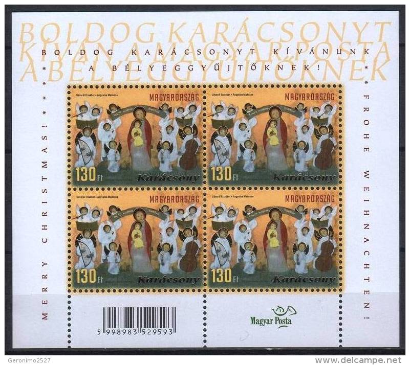 HUNGARY 2012 CULTURE Celebration CHRISTMAS - Fine Sheet MNH - Neufs