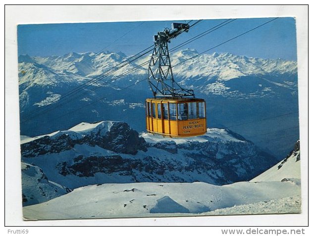 SWITZERLAND - AK 241001 Montana - Crans - Téléphèrique De La Plaine-Morte - Other & Unclassified