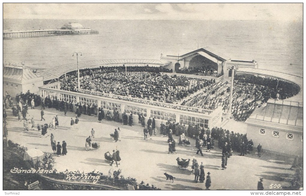 SUSSEX - WORTHING - BANDSTAND And ENCLOSURE  Sus999 - Worthing