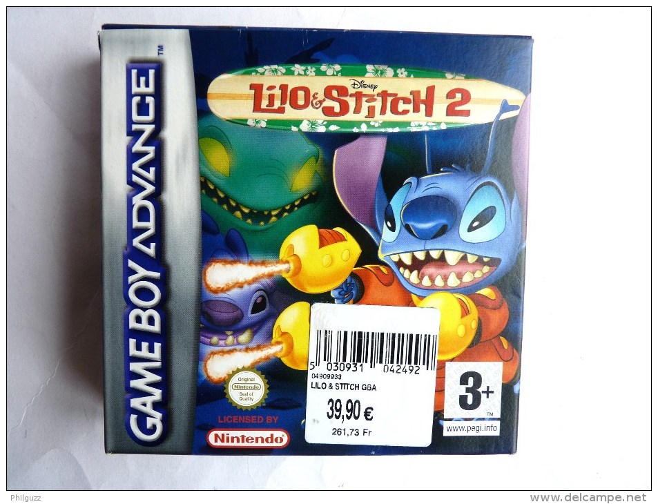 JEU NINTENDO GAME BOY ADVANCE LILO & STITCH 2 DISNEY - Game Boy Advance