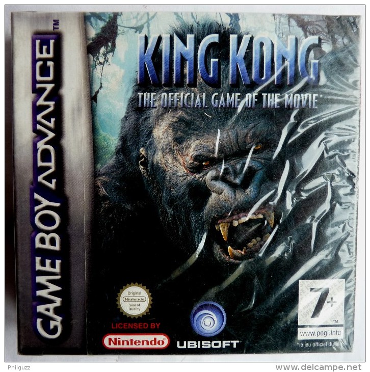 JEU NINTENDO GAME BOY ADVANCE - KING KONG The Official Game Of The Movie - Game Boy Advance