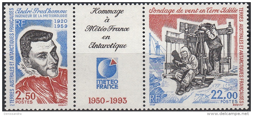 TAAF 1993 Yvert 183A Neuf ** Cote (2015) 12.50 Euro Méteo France En Antarctique - Neufs