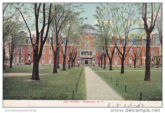 New York Rochester City Hospital 1909 - Rochester
