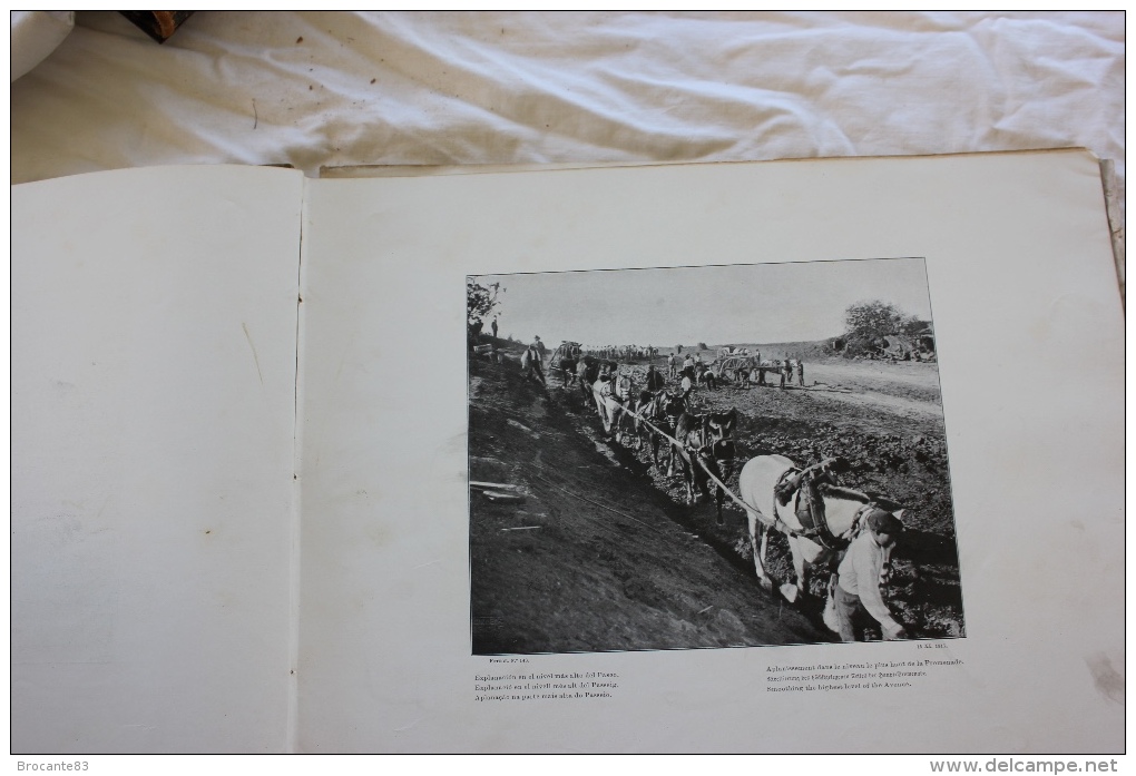 EXPOSITION BARCELONA TRABAJOS REALIZADOS HASTA FIN 1917 PHOTOS DES TRAVAUX - Bellas Artes, Ocio