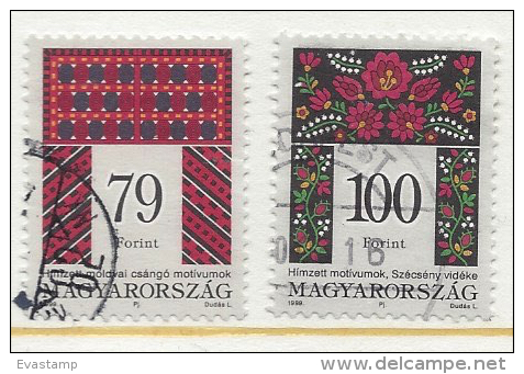 HUNGARY - 1999. Folk Art XI. USED 3!!! Mi: 4538-4539. - Oblitérés