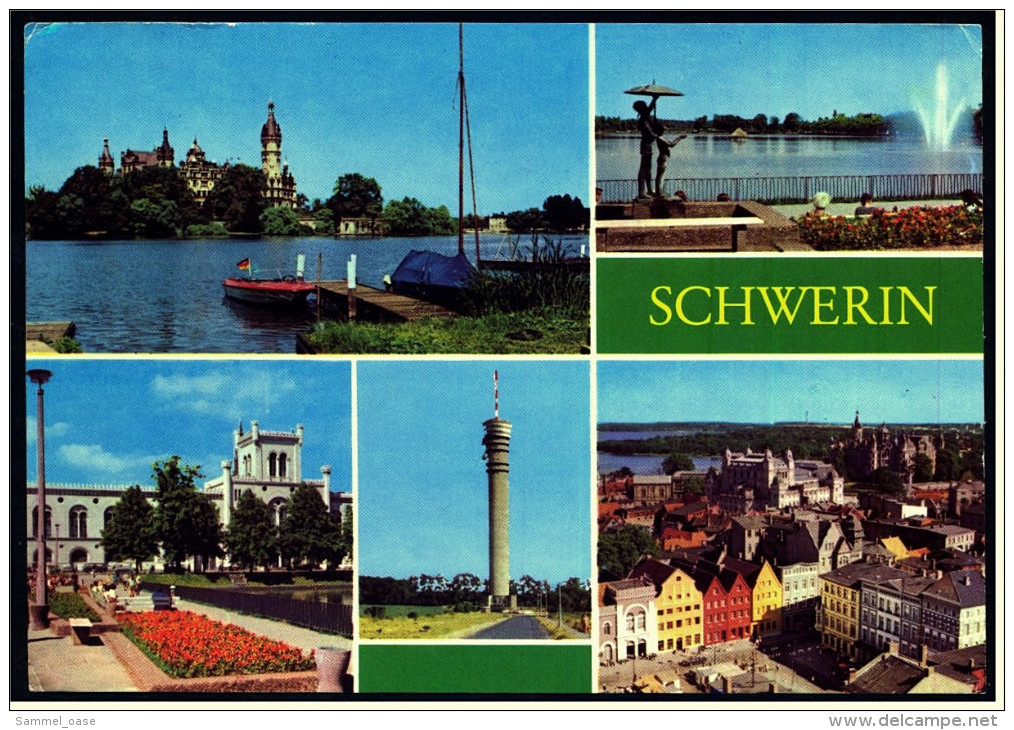 Schwerin  -  Mehrbild-Ansichtskarte Ca. 1981   (5081) - Schwerin