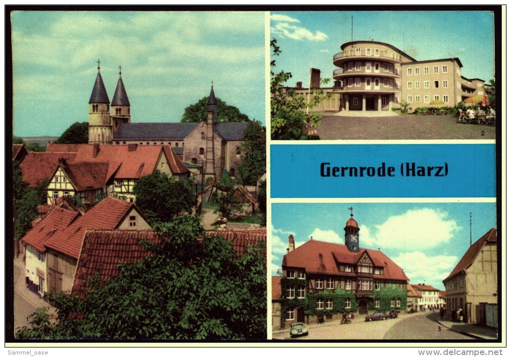 Gernrode / Harz  -  Mehrbildkarte  Ansichtskarte Ca. 1966    (5083) - Quedlinburg