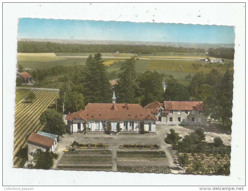 Cp , En Avion Au Dessus De .... 37 , BALLAN , L'HOSPITALITE , Maison De Repos , écrite 1968 , Ed : Sofer 21 - Ballan-Miré